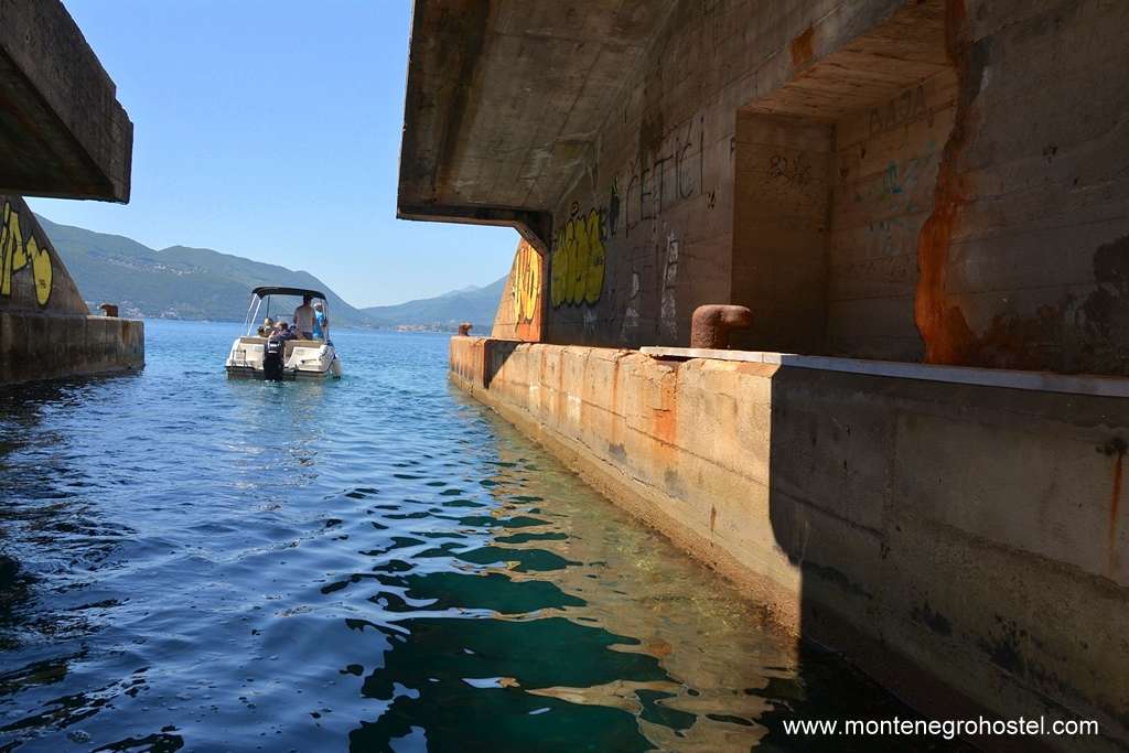 m Speed Boat Tour Kotor Boka Bay sumbarine tunnel 08