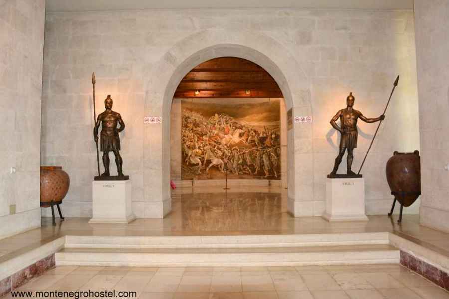 The Illyrian part of the museum in Kruje