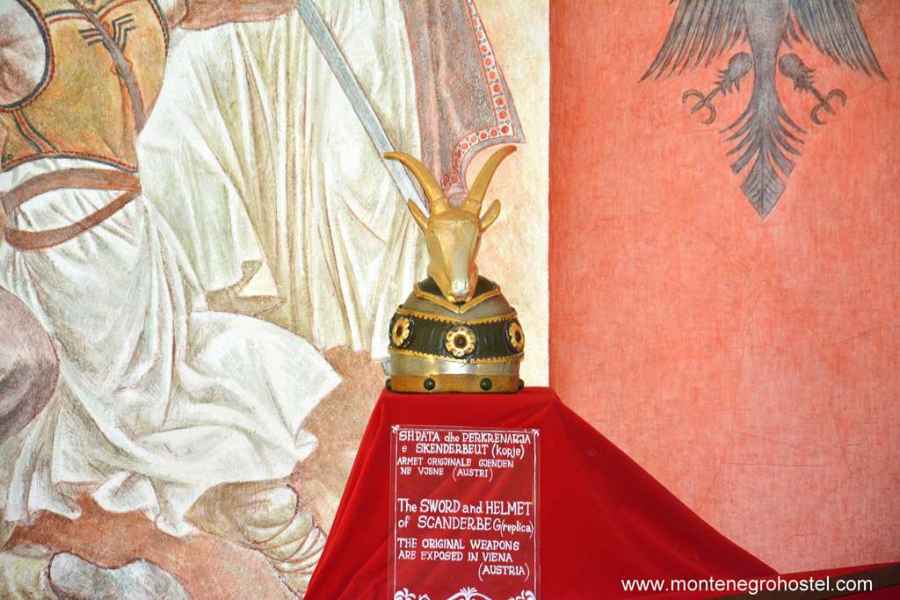 The replica of Skanderbeg