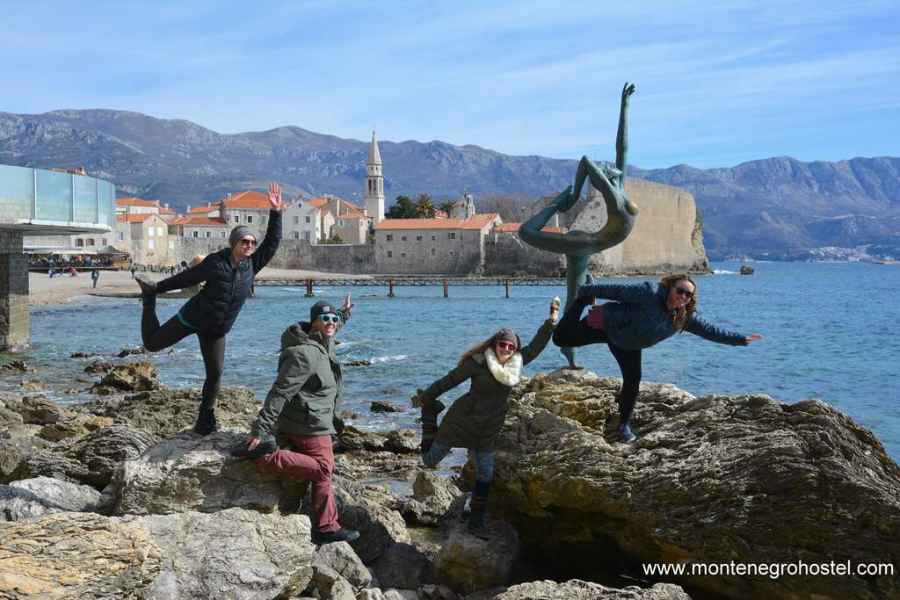 The ballerina dancer statue