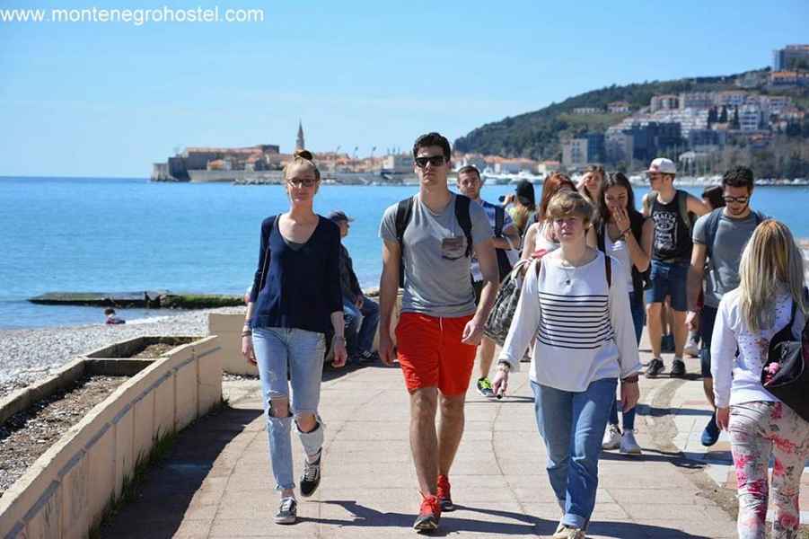The waterfront in Budva