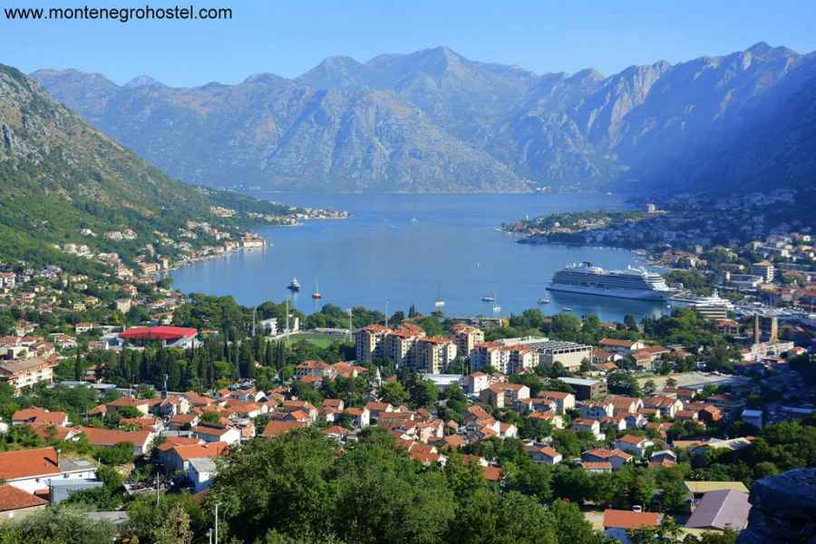 Kotor Bay panorama from the viewpoint