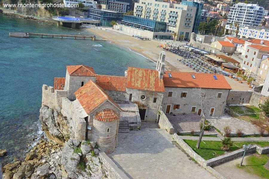 The view on Budva from the Citadel