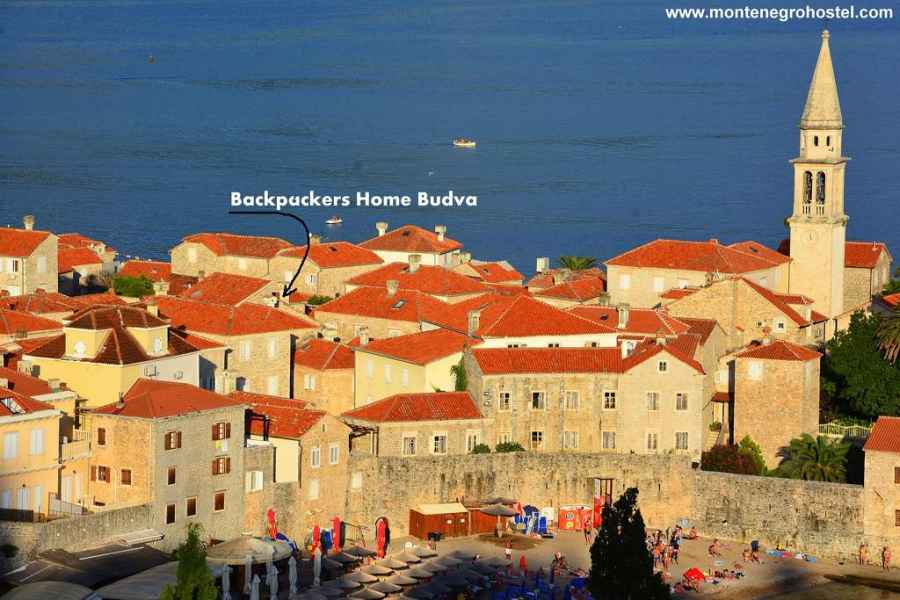 Central location in the old town of Budva