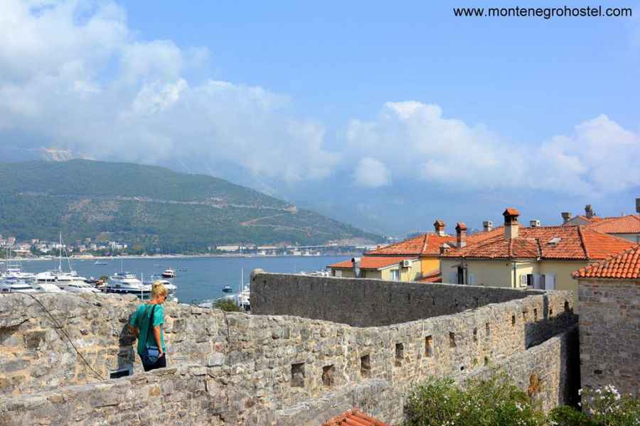 The city walls of Budva