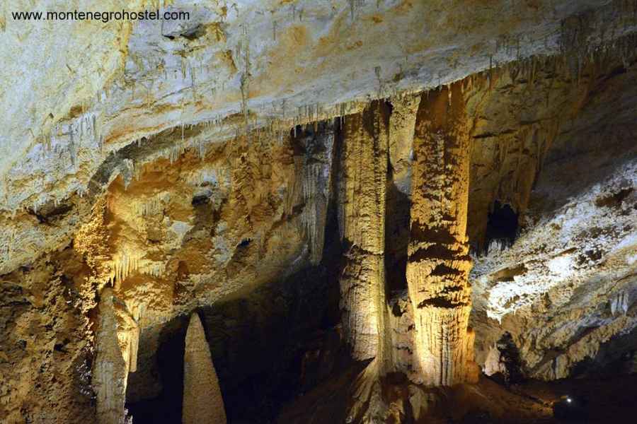 stalagmites Lipa Cave