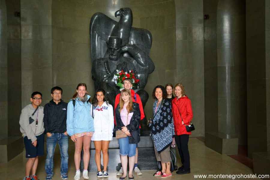 m Statue of Petar II Petrovic Njegos Mauoleum Lovcen Big Montenegro Tour