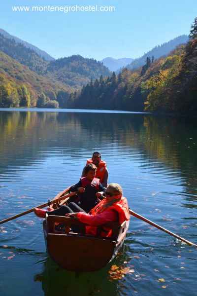 Rowing on Biograd Lake