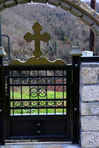 m Monastery Moraca gate to the power plant