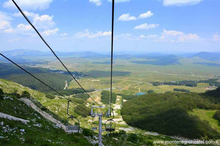 Ski lift on Durmitor