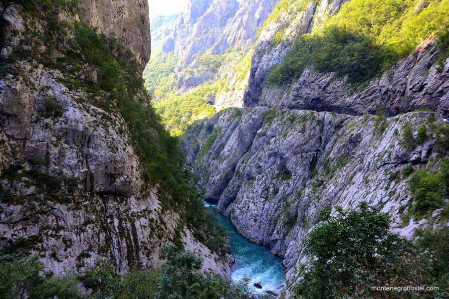 Platije point in Moraca Canyon