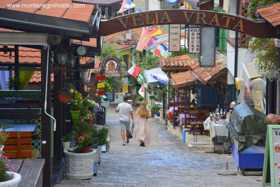The traditional bazaar in the old town of Bar