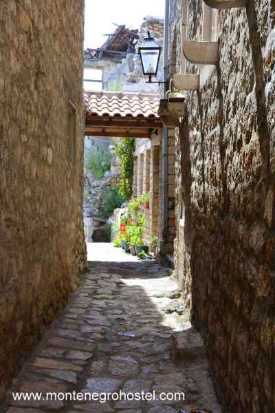 Streets in The Old Town of Ulcinj